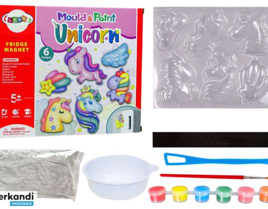 DIY Creative Kit Plaster Magnets Unicorns