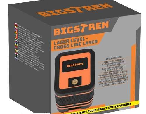 Laserwaterpas   kruislaser Bigstren 24293