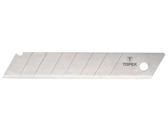 TOP 17B348 Lames amovibles remplaçables 18 mm. 10 pièces
