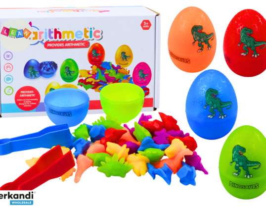 Sorter Dinosaurus Eieren Kleurrijk 6 Stuks