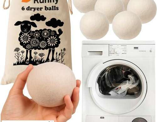 Boules de laine pour le sèche-linge 6 pcs. Ruhhy 25704