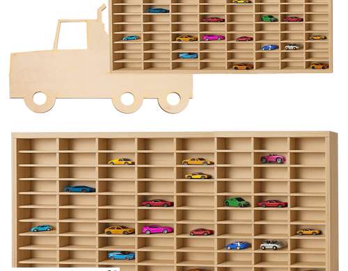 Étagère en bois pour camions Kruzzel 26582