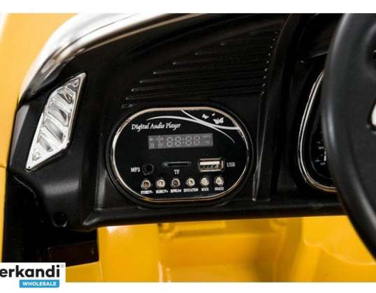 Audi R8 Spyder Auto a batteria verniciata gialla