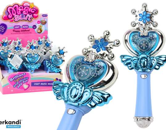 Prinzessin Zauberstab Farbenfrohe Lichter und Klänge Blau