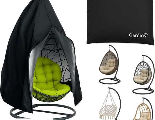 Cocoon omslag. hangende mand. tuin fauteuil. waterdichte UV-schommel in een GARDLOV-koffer!