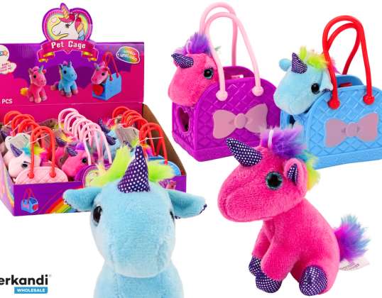 Plüsch Einhorn In Gummitüte, Bunte Mähne, 3 Varianten