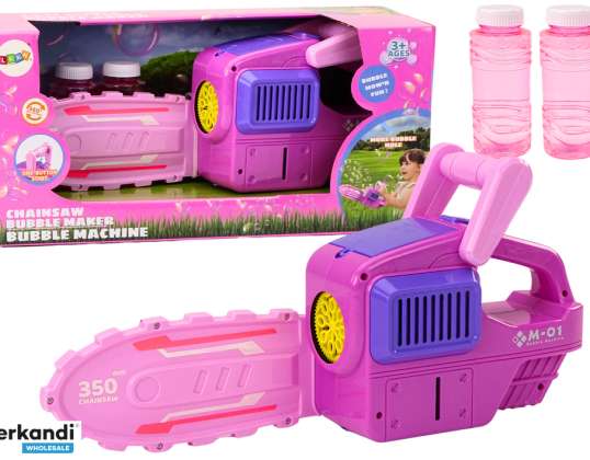 Bubble Machine Chainsaw Pink