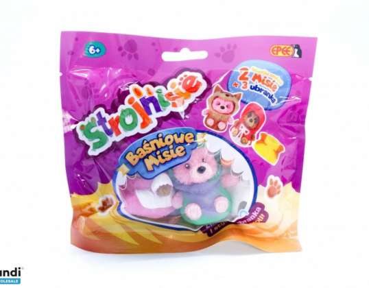 Figurines fairy tale bears 2 pack princess dragon swan costume