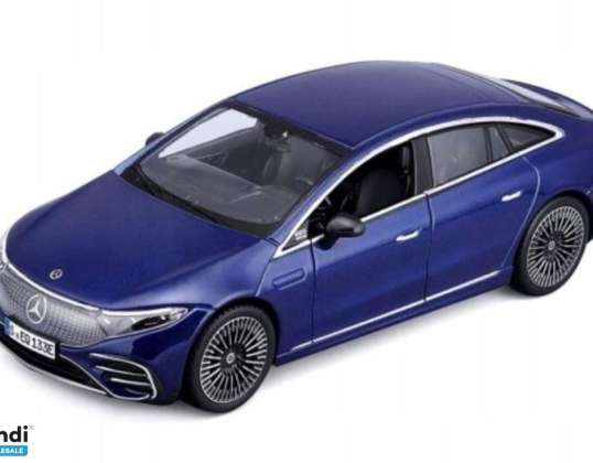 Composiet model mercedes benz eqs 2022 blauw 1:27