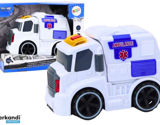 Ambulanse Ambulanse Lyder Lys Drive Auto Ambulanse Bil Hvit