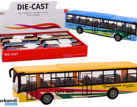 Autobús urbano de fricción 15cm metal