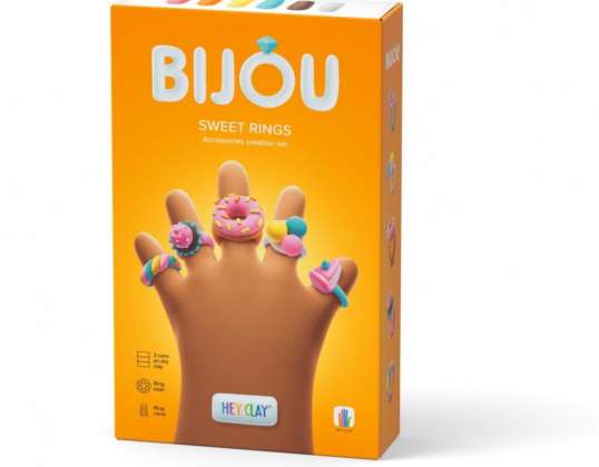 Plastik hamur hey kil bijou tatlı yüzükler