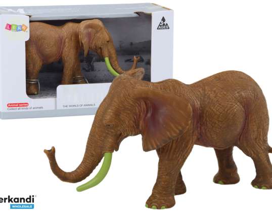 Samlefigur Afrikansk Elefant Safari Brun