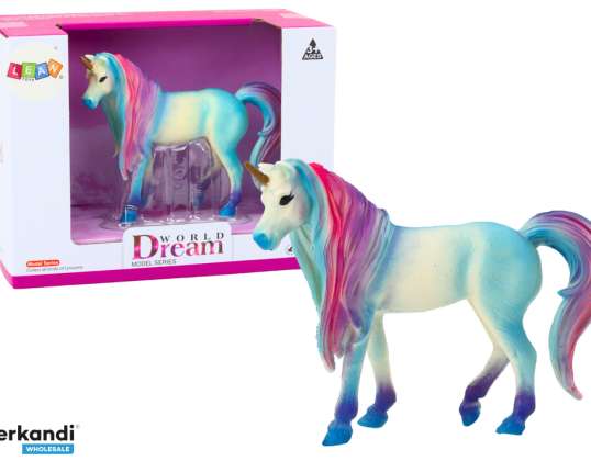 Collectible figurine large unicorn blue 11 CM