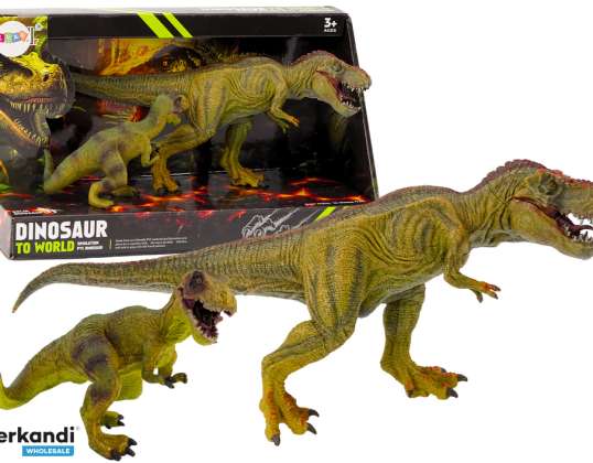 Tyrannosaurus Dinosaurier Figuren mit kleinem Set 2-teilig
