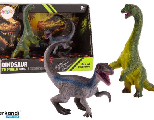 Набір фігурок брахінозавра динозавра Velociraptor 2El