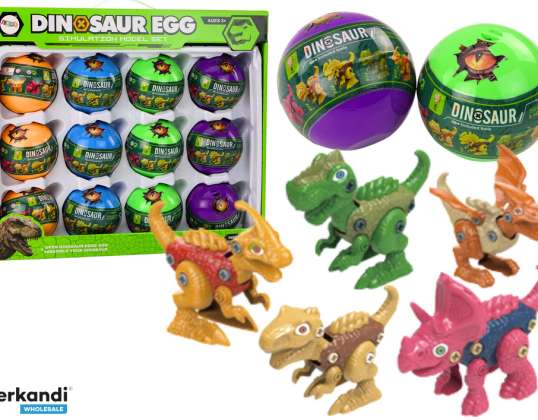 Huevos de Dinosaurio para Montar 12 Piezas Juego Colorido