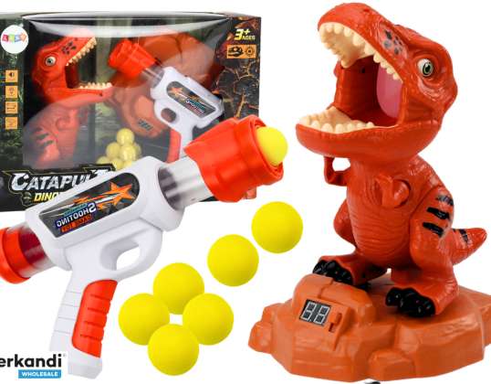 Spill Skyting På Dinosaurer Med Pistolsats