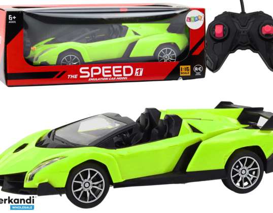Remote Control Sports Car RC 1:18 Green