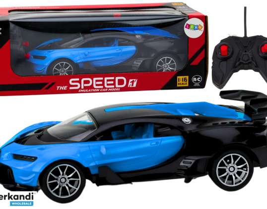 Remote Control Sports Car RC Blue 1:16
