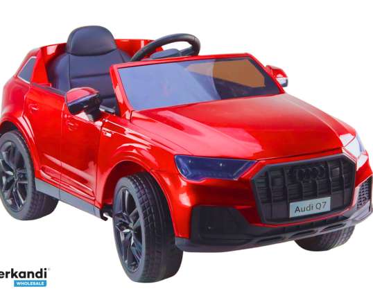 Audi Q7 red painted battery car