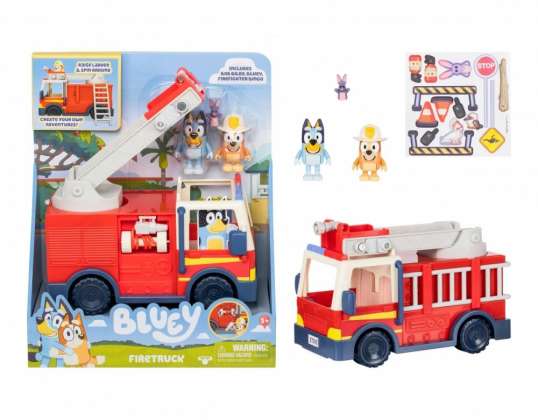 Bluey Feuerwehrauto Figuren-Set