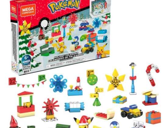 Pokemon mega construx calendário de Natal