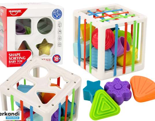 Clasificador de cubos educativo para bebés bloques coloridos