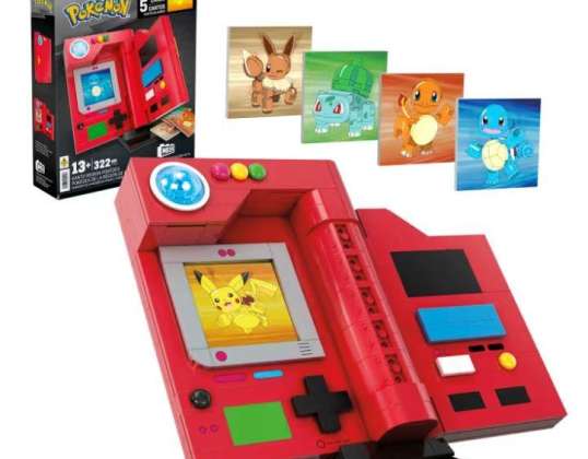Pokémon Pokédex byggklossar med Kanto
