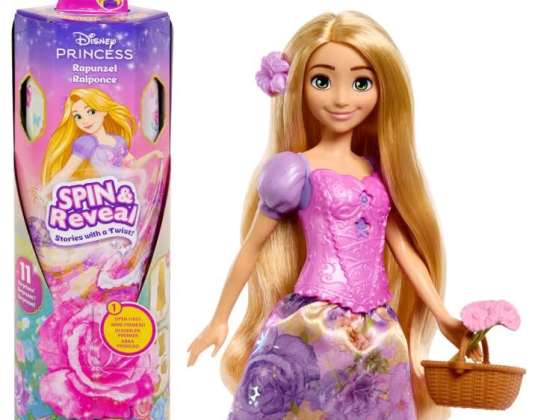 Disney Prinzessin Spin Enthüllung Rapunzel Puppe