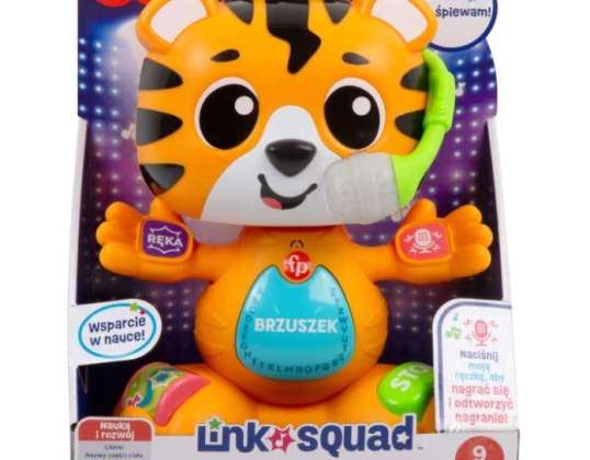 Pedagogisk leketøy link squad tiger dans og læring