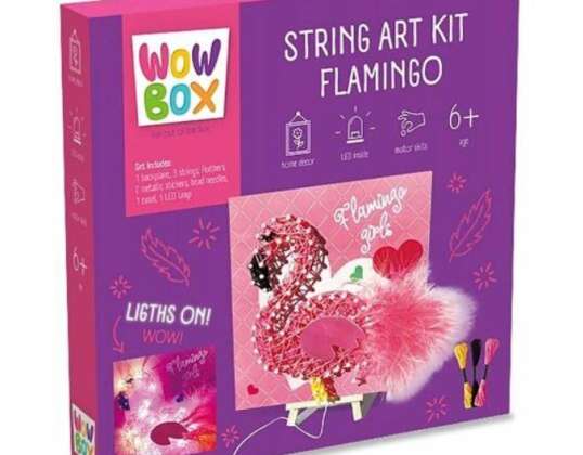 Kreativset Wow Box String Art Flamingo