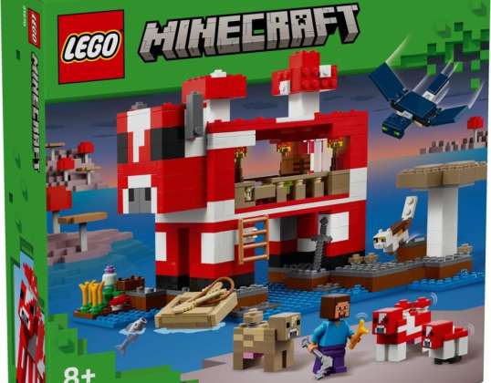 Bricks minecraft 21270 mushroom cow house