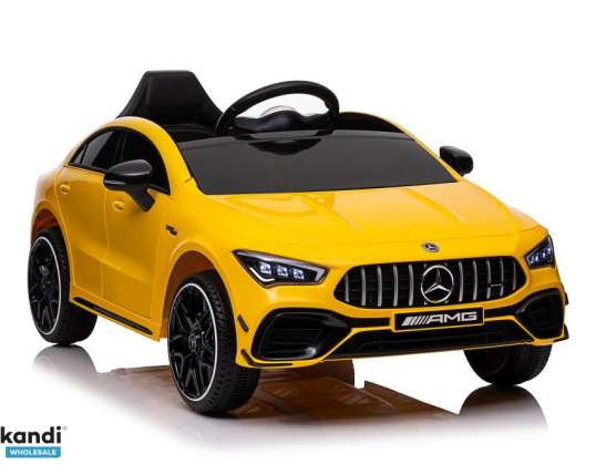 Batteridriven Bil Mercedes CLA 45s AMG Gul 4x4