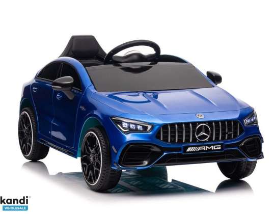 Akku-Auto Mercedes CLA 45s AMG in Blau lackiert 4x4