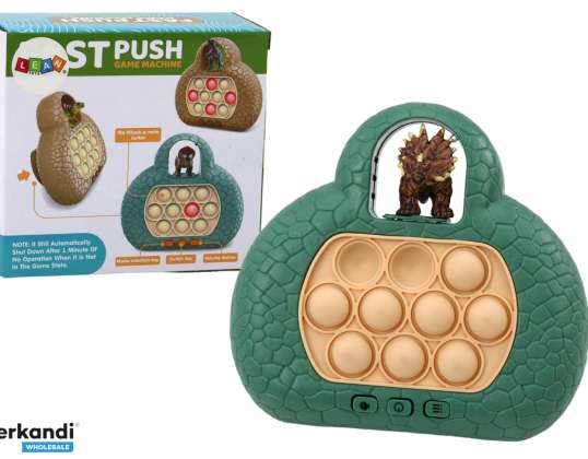 Geschicklichkeitsspiel Pop It Dinosaurier Konsole 4 Spielmodi Grün