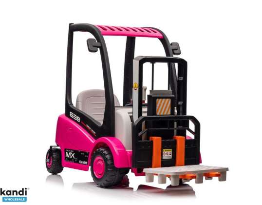 Batteridriven Gaffeltruck XMX638 Rosa