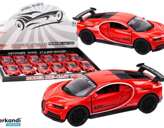 Coche Deportivo 1:32 Friction Drive Rojo