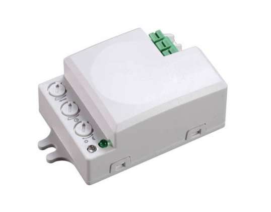 Microgolfbewegingssensor. mini. 360/180°. IP20. 1200W