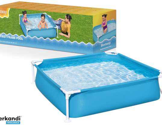 Πισίνα με πλαίσιο κήπου για παιδιά 122 cm x 122 cm x 30 cm Bestway 56217