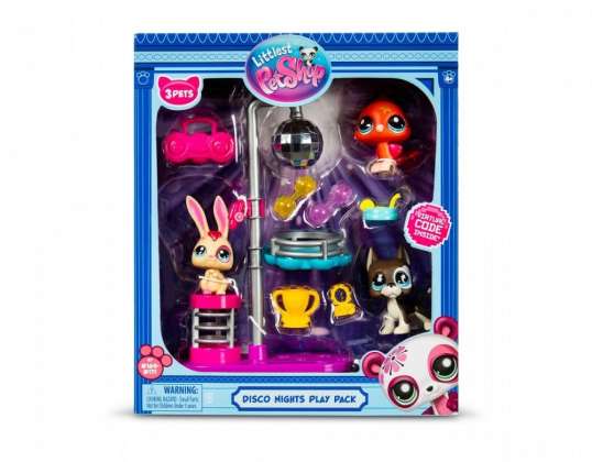 Littlest Pet Shop G7 S3 Disco Figuren Set mit 3 Figuren