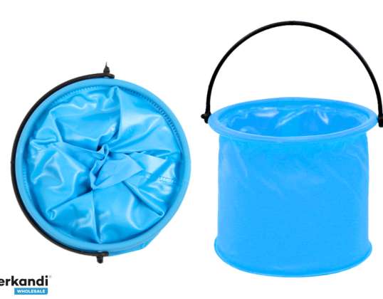 Faltbarer Multifunktionaler PVC Eimer für Wasser Blau