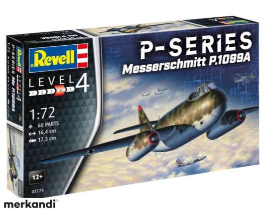 Kunststoffmodellbausatz für Messerschmitt P.1099A P Ser 1/72