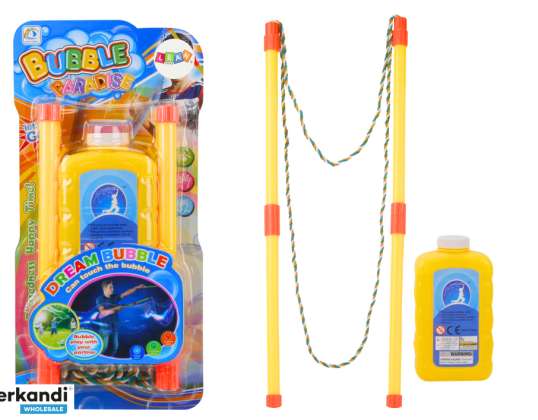 Juego de Burbujas Gigantes con Cuerda y Líquido de 500ml