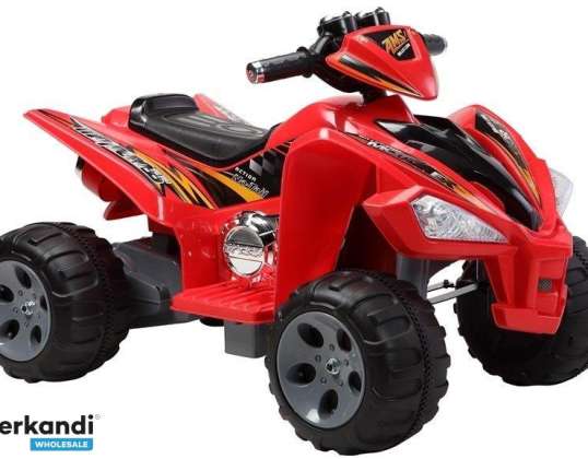 Quad Bike επαναφορτιζόμενες μεγάλες ρόδες κόκκινο