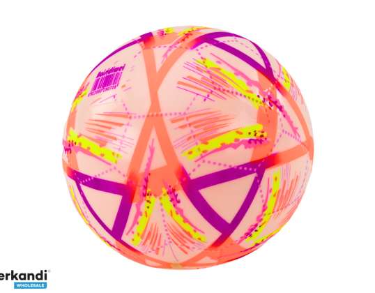 Bright Orange Rubber Ball with Patterns 24 Cm