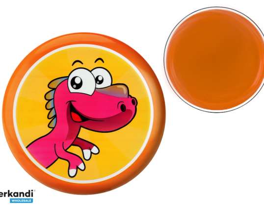 Flying Disk Frisbee with Dinosaur Orange 20 cm
