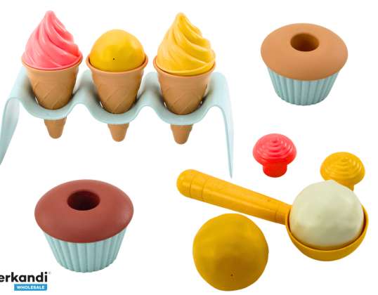Sandspielzeug Eis Waffeln Muffins Löffel 13 Teile