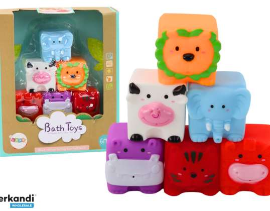 Bloques Educativos Suaves Para Baño Animales
