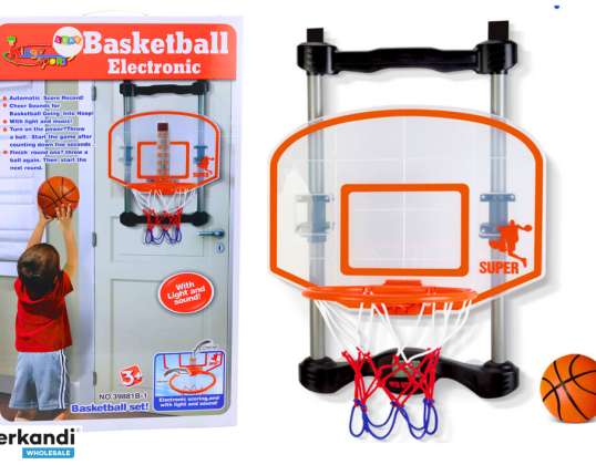 NEL 20551 Home Hoop Basketball Ball Pumpe Justerbar